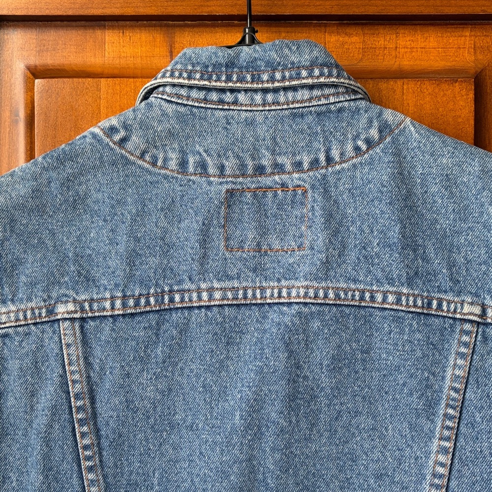 Ladies Benetton Classic Blue Denim Vest - Picture 7 of 9